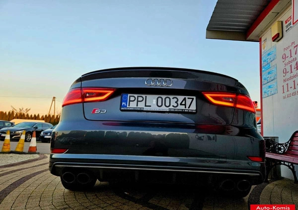Audi S3 cena 86800 przebieg: 56000, rok produkcji 2016 z Czerwionka-Leszczyny małe 667